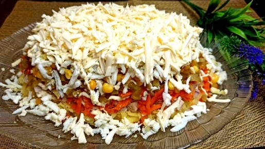 Салат «Вдохновение» — великолепное сочетание вкусов и ярких оттенков