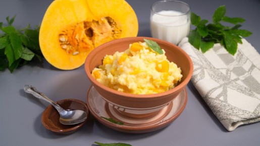 Вкусная пшенная каша с тыквой на молоке: простой и быстрый рецепт