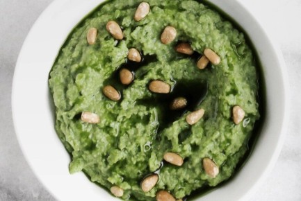 Нежная намазка из зеленого горошка для настоящих гурманов