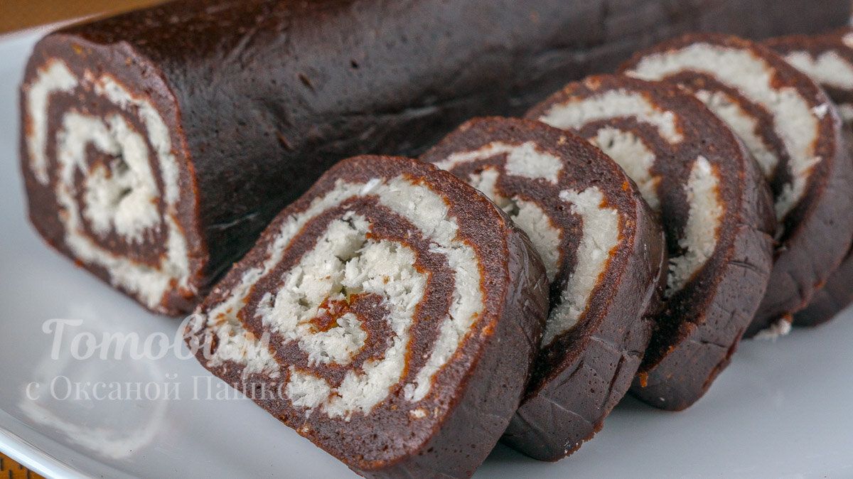 Шоколадная колбаса Баунти: просто, быстро и невероятно вкусно!