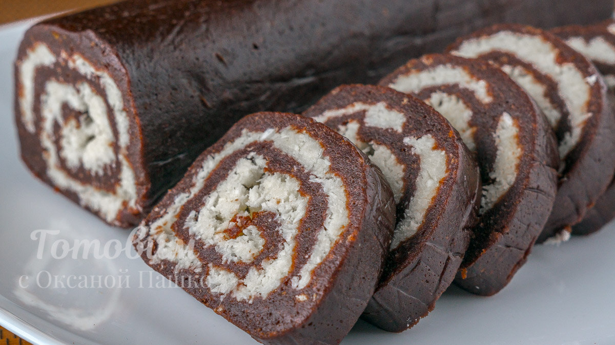 Шоколадная колбаса Баунти: просто, быстро и невероятно вкусно!