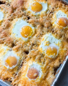 Невероятный завтрак: Вкусные тосты с яйцом в духовке за считанные минуты