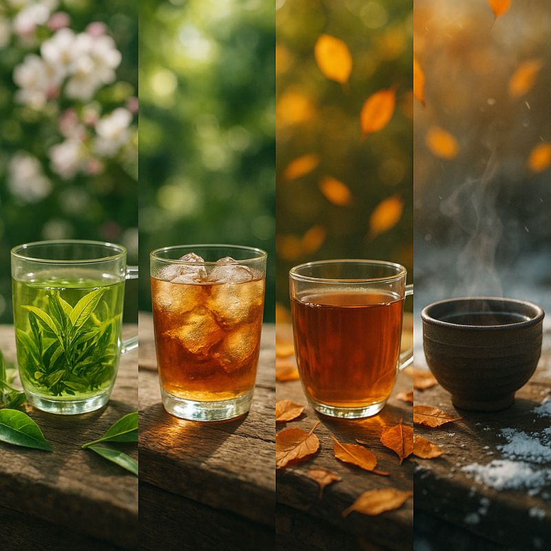 Чай по сезонам: как выбрать идеальный сорт для каждой поры года