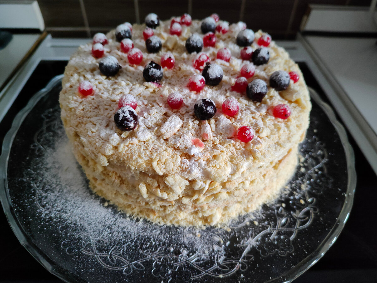 Легкий рецепт торта Наполеон для сладкоежек