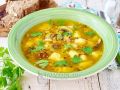 Легкий гречневый суп с грибами для постящихся