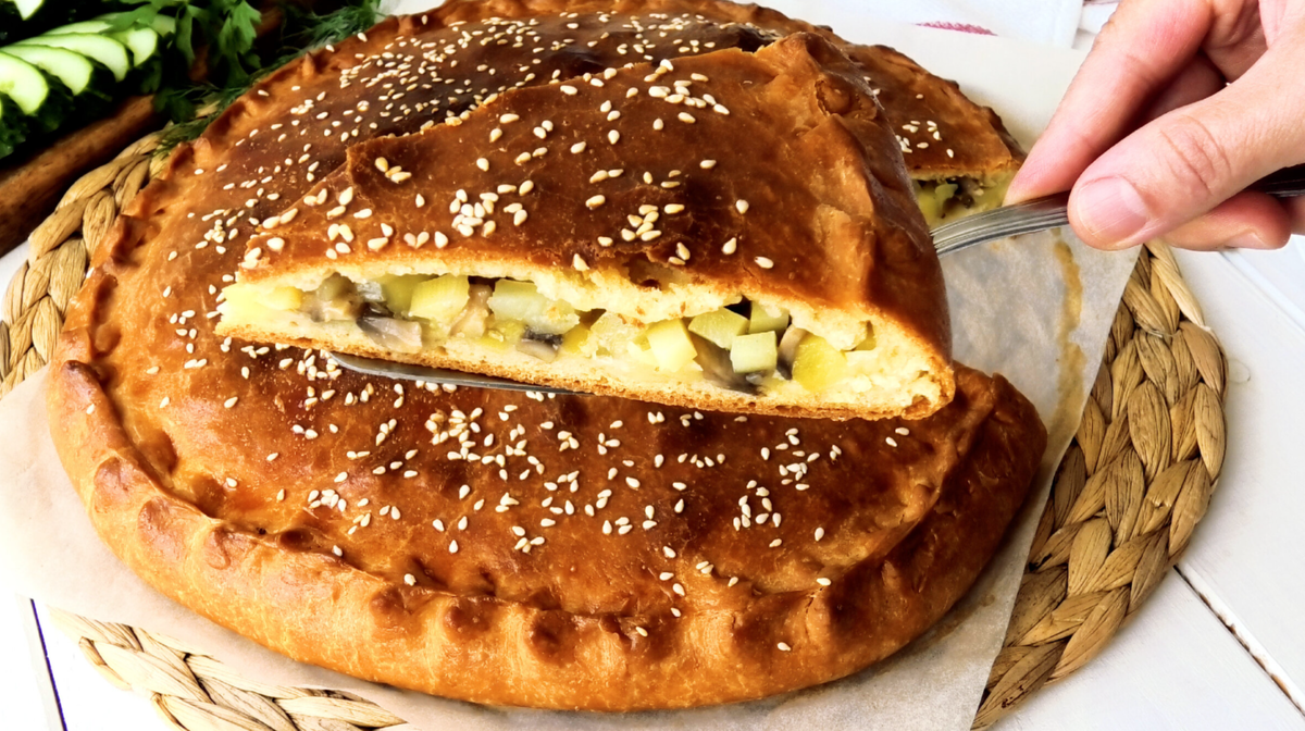Непревзойденный пирог с картошкой и грибами: попробуйте сами