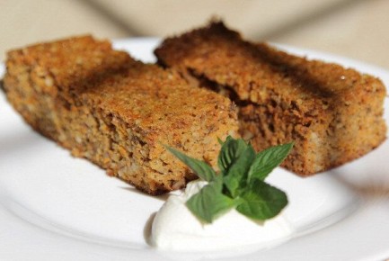 Морковный пирог с миндалем