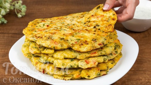 Нежные лепешки с овощами: быстро и вкусно на домашней кухне