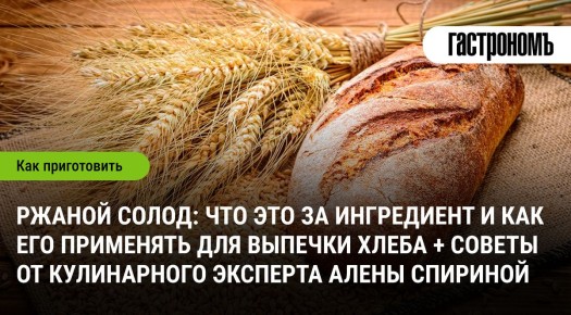 Ржаной солод: секрет вкусного домашнего хлеба