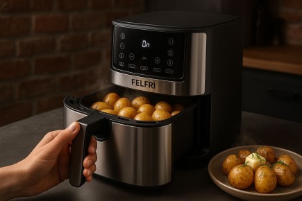 Сначала картошка, потом вкус: приготовление идеальной молодой картошки в аэрогриле