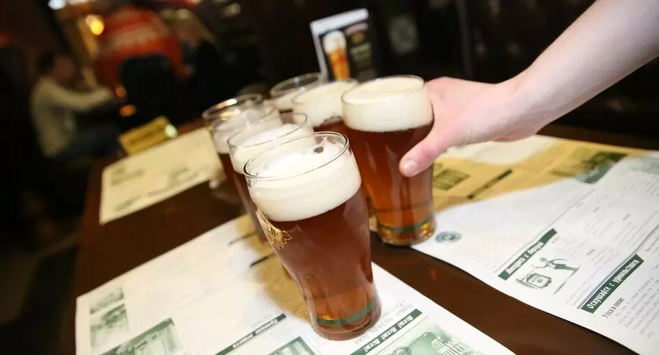 Регионы России с наибольшим интересом к разливному пиву